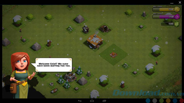 Chơi game Clash of Clans trên máy tính