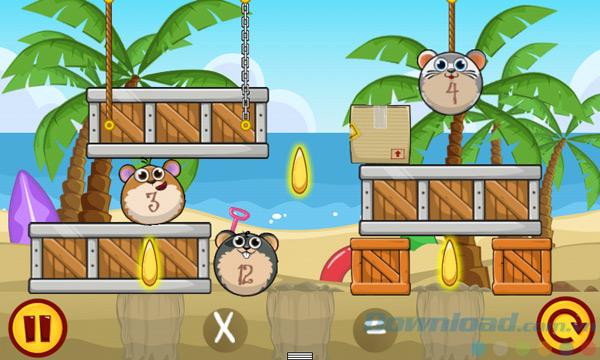 Giao diện game Save The Hamsters