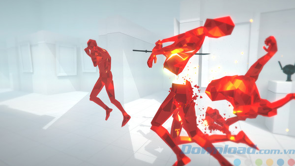 Giao diện game SUPERHOT