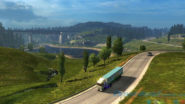 Euro Truck Simulator II cập nhật bản đồ mới, tuyến đường mới và nâng cấp đồ họa đáng kể