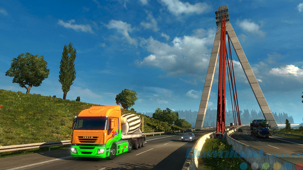  Euro Truck Simulator 2 Demo 1.44 Game lái xe tải với nhiều loại xe cực đẹp