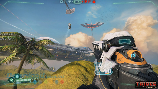 Bắn súng trong game Tribes Ascend