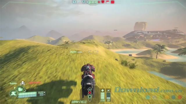 Lái nhiều phương tiện trong game bắn súng Tribes: Ascend