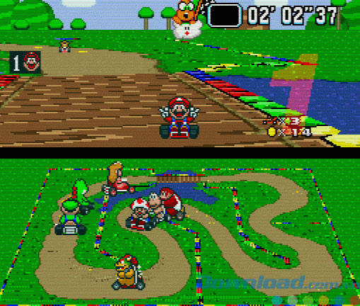 Chơi Mario Kart trên Snes9x