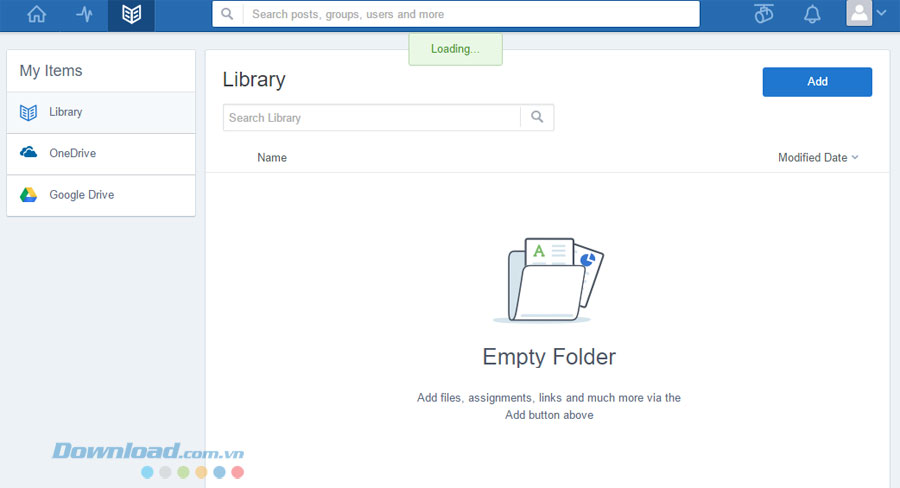Manage documents in the library