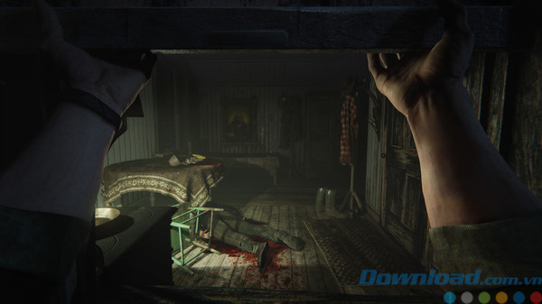 Giao diện game kinh dị Outlast 2