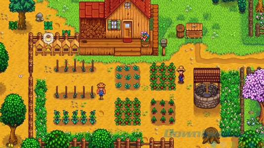 Trồng cây trong Stardew Valley