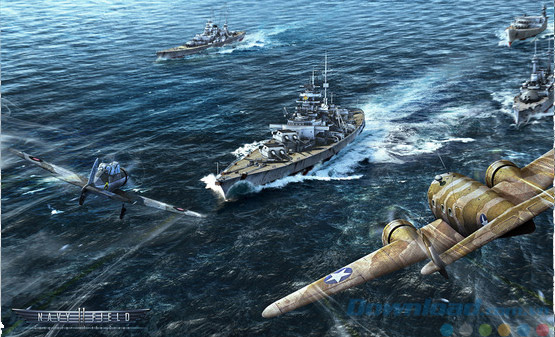 Mô hình tàu chiến trong Navy Field 2