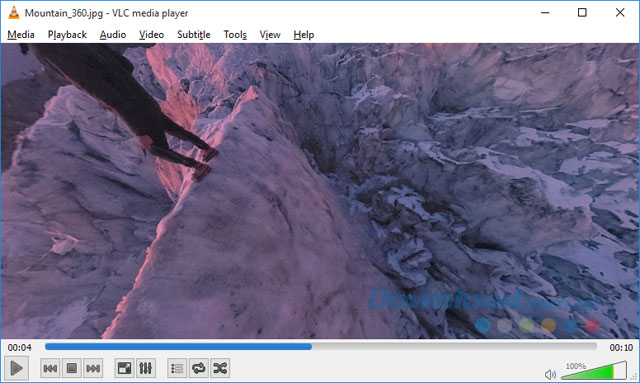Xem ảnh 360 độ trên VLC