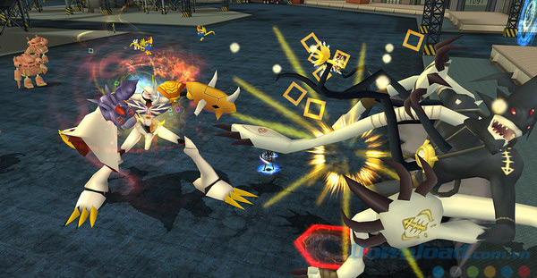 Giao diện game Digimon Master Onlines