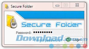 Phần mềm bảo mật Secure Folder