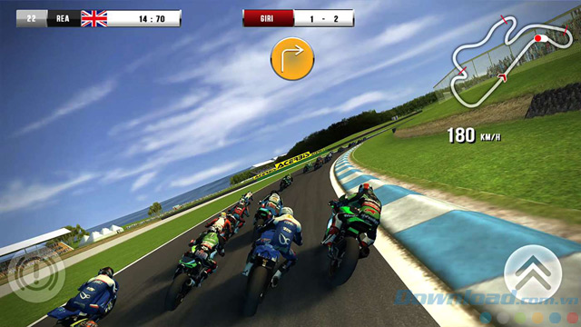 Game đua mô tô phần khối lớn SBK16 Official Mobile Game cho Windows 10