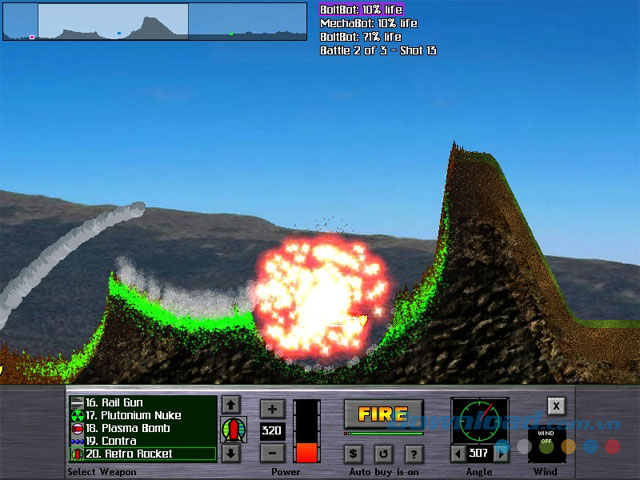 Game bắn tăng Atomic Cannon