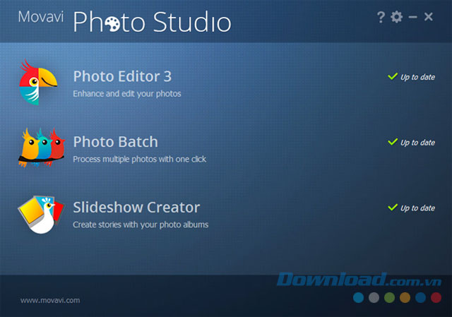 Photo Studio tích hợp 3 phần mềm