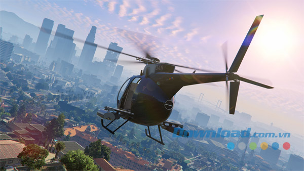 Thiết kế đồ họa tuyệt đẹp trong game Grand Theft Auto V: PlayStation