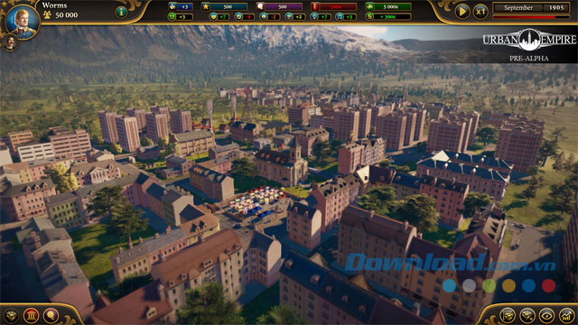 Quản lý thành phố rộng lớn trong game Urban Empire cho máy tính