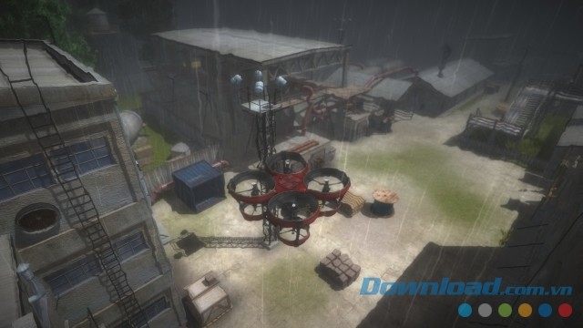 Điều kiện môi trường thay đổi khắc nghiệt trong game mô phỏng Robot Squad Simulator 2017 cho máy tính