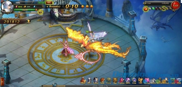 Gặp gỡ nhiều người chơi khác trong game nhập vai trực tuyến miễn phí Dragon Blood cho máy tính