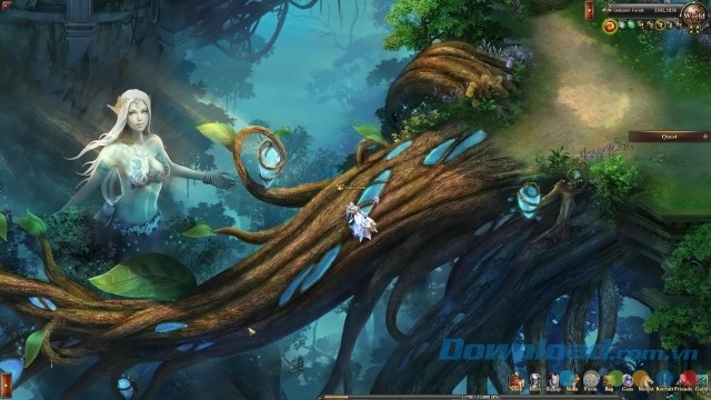 Thưởng thức đồ họa đẹp mắt của game nhập vai trực tuyến miễn phí Dragon Blood cho máy tính