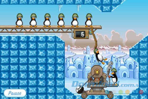 Game phương án Crazy Penguin Catapult
