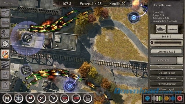 Đối phó với nhiều đợt kẻ địch trong game chiến thuật xây tháp phòng thủ Defense Zone 3 Ultra HD cho máy tính và Windows 10 Mobile