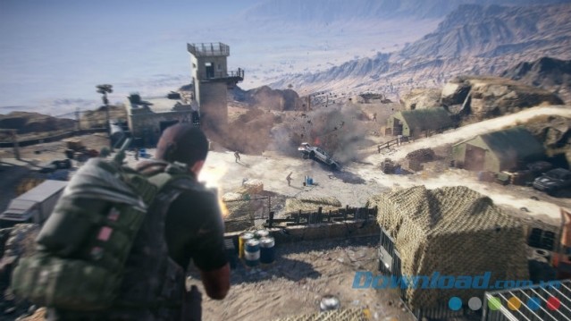 Tham gia vào các trận chiến quyết liệt trong game bắn súng góc nhìn thứ ba mới Tom Clancy's Ghost Recon Wildlands cho máy tính