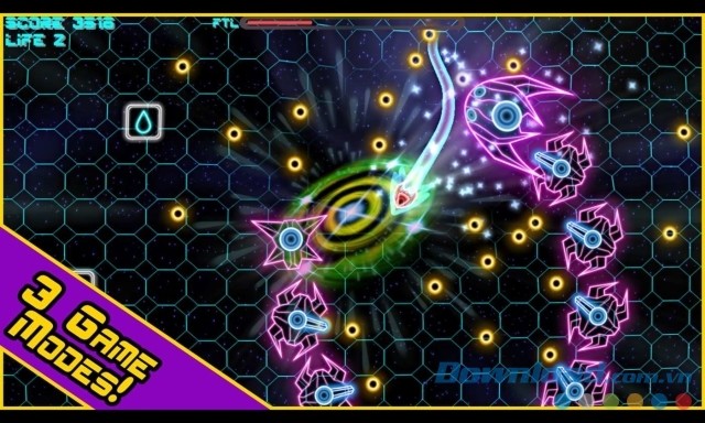 Khám phá 3 chế độ chơi game của game bắn súng không gian Hyperlight EX cho máy tính và Windows 10 Mobile