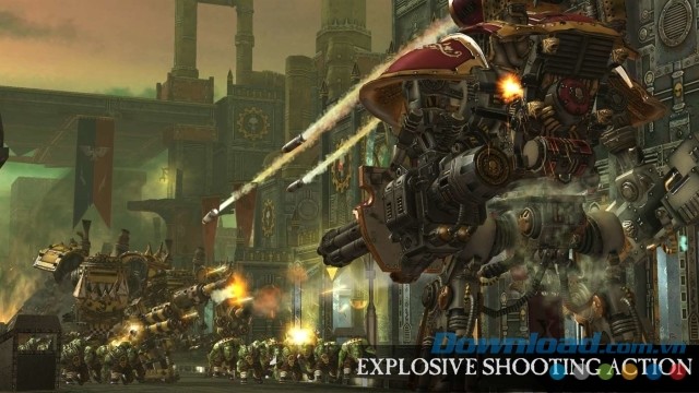 Thực hiện các pha hành động bắn súng hoành tráng trong game mới Warhammer 40,000: Freeblade cho máy tính & Windows Phone