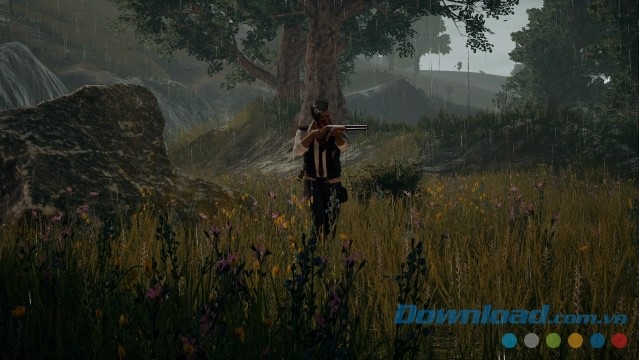 Hòa mình vào cơn mưa trong game hành động bắn súng sinh tồn mới Playerunknown’s Battlegrounds cho máy tính
