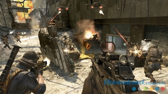 Tham gia vào trận chiến kinh hoàng trong game hành động bắn súng Call of Duty: Black Ops II cho máy tính