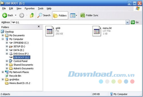 grub4dos installer 1.3 download