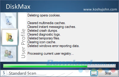 Phần mềm dọn dẹp máy tính DiskMax