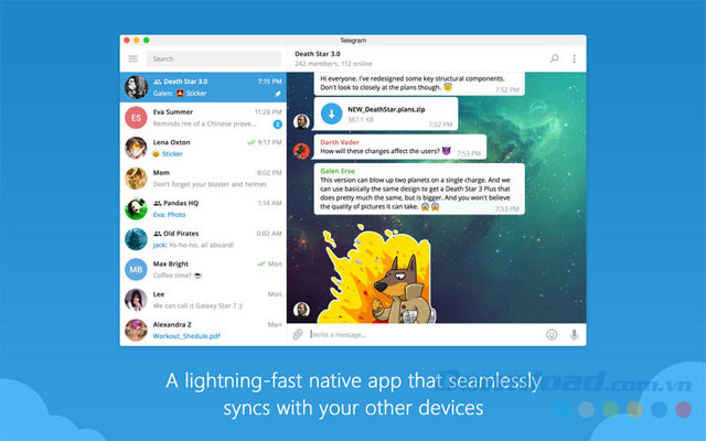 Telegram cho Mac - Chat an toàn, bảo mật, miễn phí
