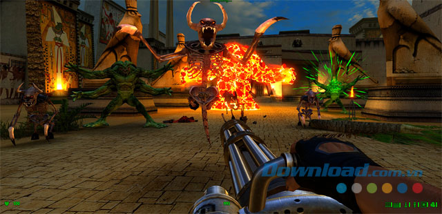 Ngắm nhìn đồ họa đẹp đẽ của game bắn súng góc nhìn thứ nhất mới Serious Sam cho máy tính, Mac và Linux