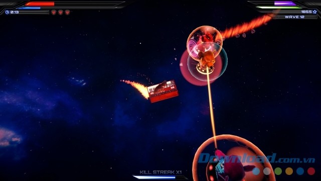 Ngắm nhìn đồ họa đẹp đẽ của game bắn súng không gian mới Spacecats with Lasers : The Outerspace cho máy tính, Mac và Linux