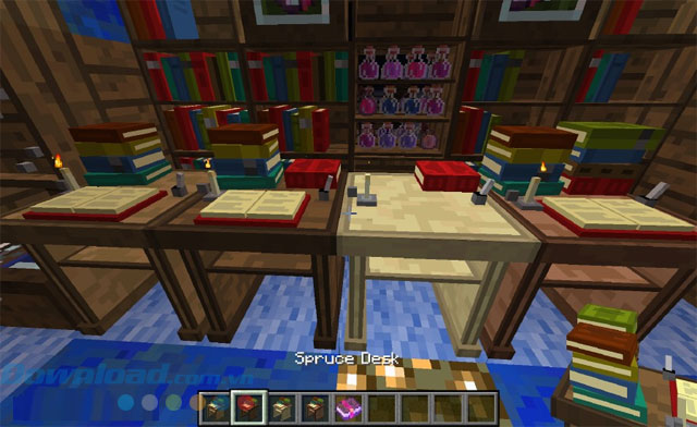 BiblioCraft Mod cung cấp nhiều block, item mới