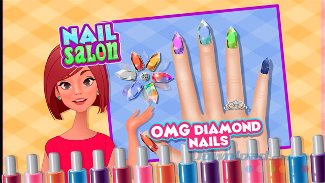 Game vẽ móng Deluxe Nail Salon