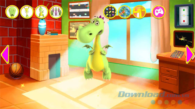 Game nuôi pet ảo Talking Dragon Bob