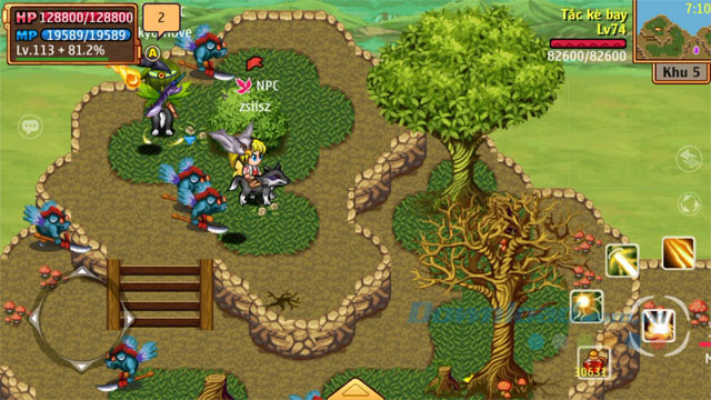 Giao diện game Knight Age