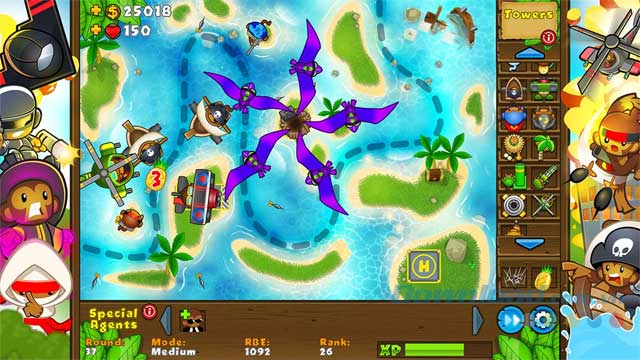 download bloons td 5 for free