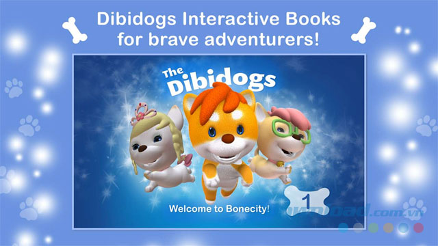 Game phiêu lưu Dibidogs Interactive Books