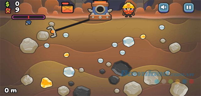 Game đào vàng Gold Miner 3