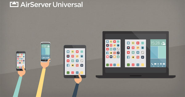 Download AirServer 5.6.3 Stream màn hình iPhone, Android lên PC