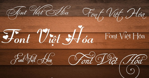 500 Font chữ Việt cho Photoshop - Download.com.vn