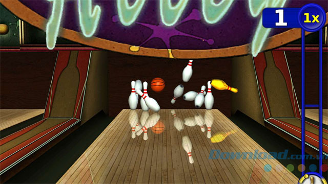 Game ném bowling Gutterball