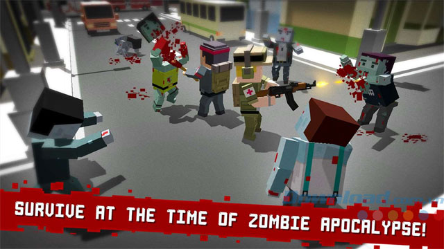 Game sinh tồn Pixel Gun 3D