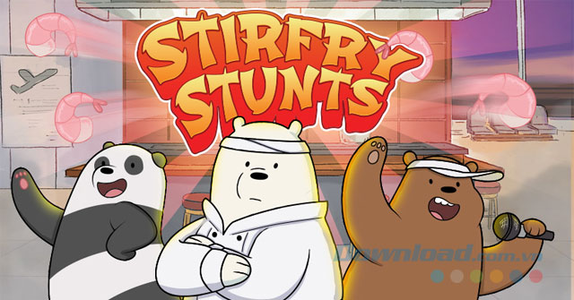Stirfry Stunts - Bộ phim giải trí thú vị với những màn nấu nướng hoành tráng cùng với sự tham gia của những chú gấu đáng yêu nhất. Hãy cùng xem và tận hưởng những món ăn ngon đến nghẹt thở.