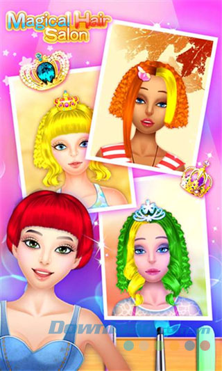 Magic Hair Salon Game làm tóc vui nhộn cho bé – mobifirst