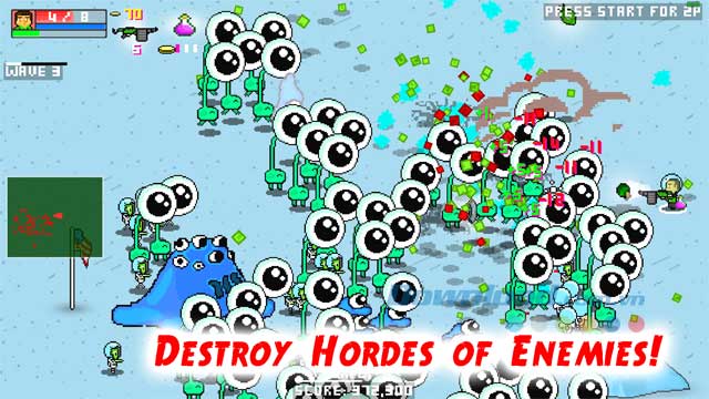 Game bắn zombie nhanh, sôi động