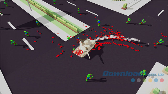 Game đua xe bắn zombie Blood Drift